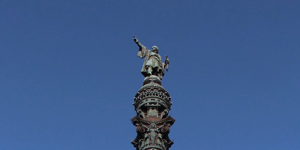 La statue de Christophe Colomb