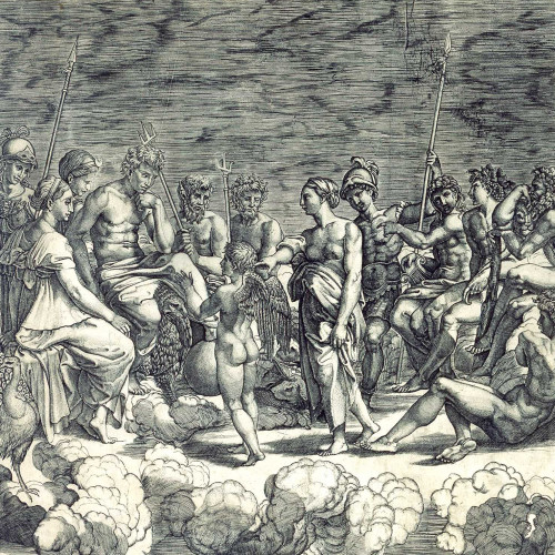 L’assemblée des dieux sur l’Olympe