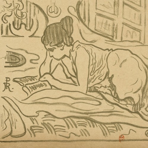 Fille étendue