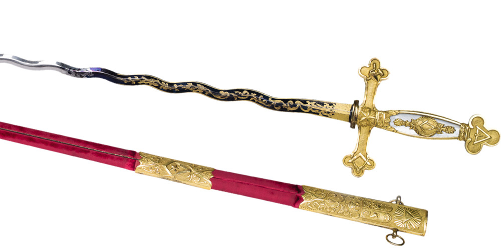 Épée maçonnique « flamboyante » de Lafayette