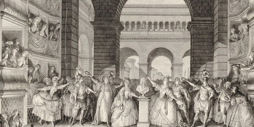 « Couronnement de Voltaire » sur le théâtre français le 30 mars 1778