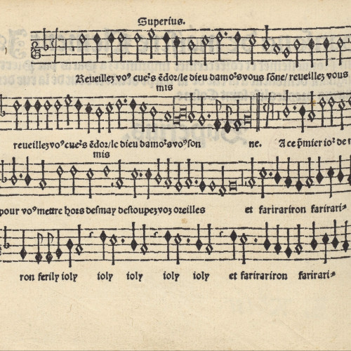 Chansons de maistre Clement Janequin nouvellement et correctement imprimeez...