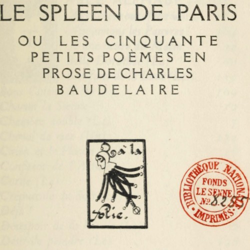 Charles Baudelaire, Le Spleen de Paris