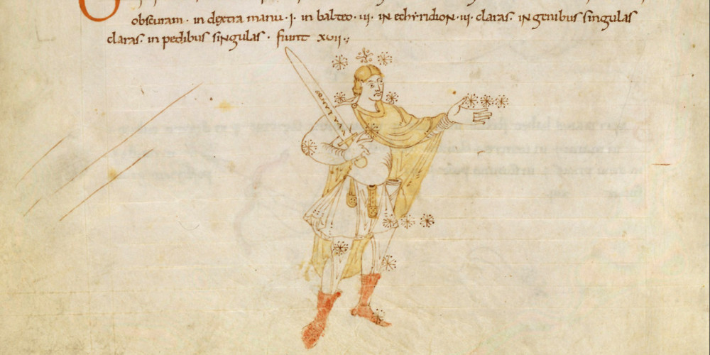 Orion dans un manuscrit médiéval occidental