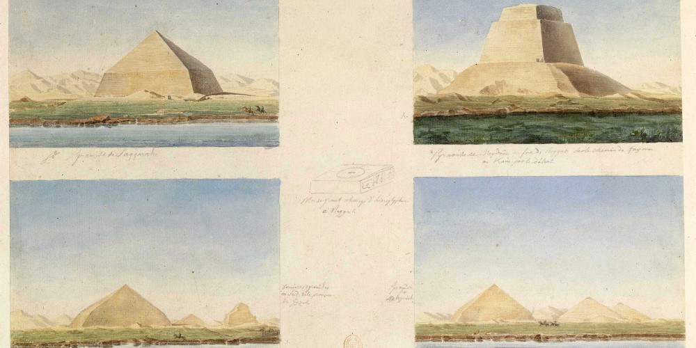 Différentes formes de pyramides égyptiennes
