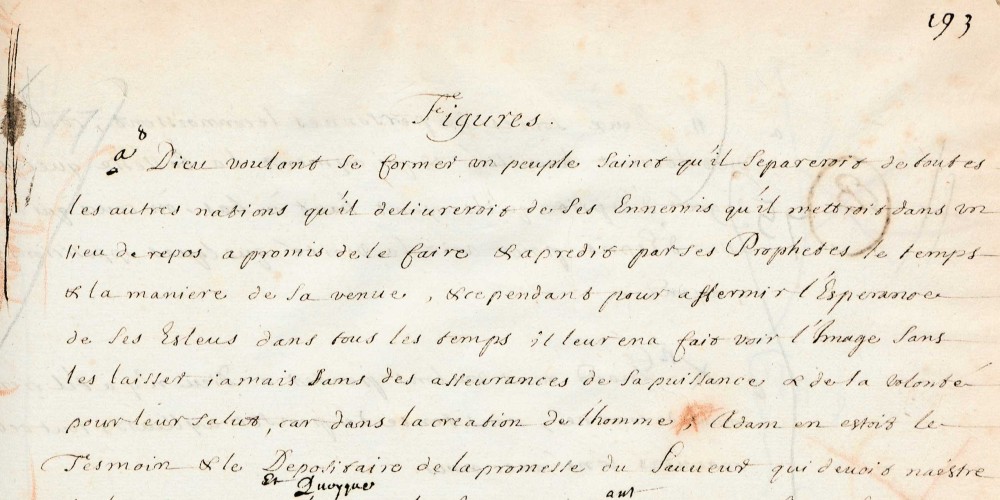 Blaise Pascal, Pensées, copie, dite « première copie des Pensées »