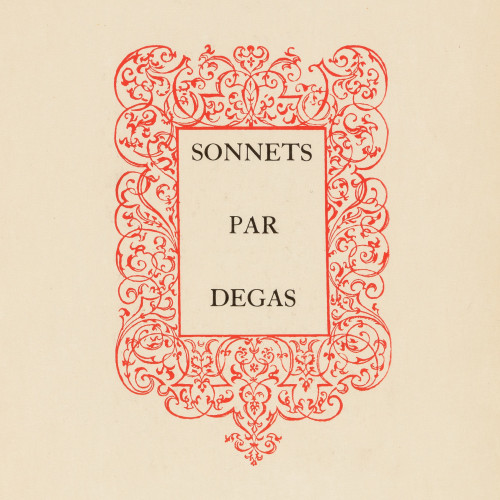 Sonnets par Degas