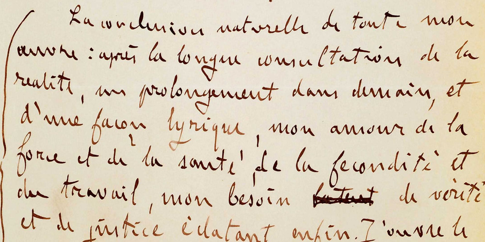 Ébauche de Travail