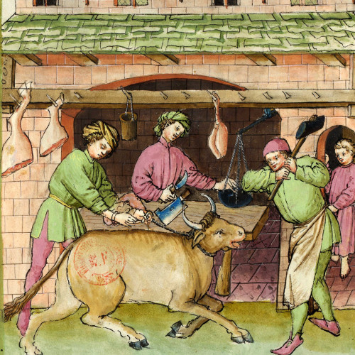 La boucherie : viande de veau