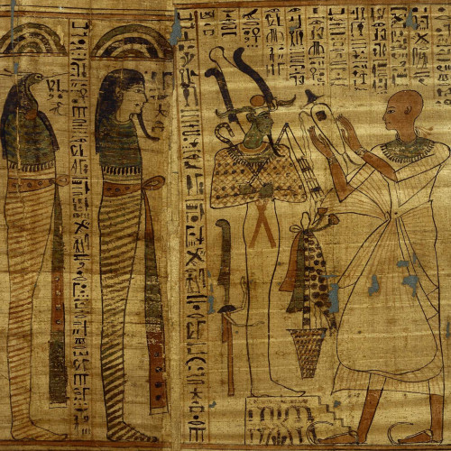 Texte mythologique en hiéroglyphes