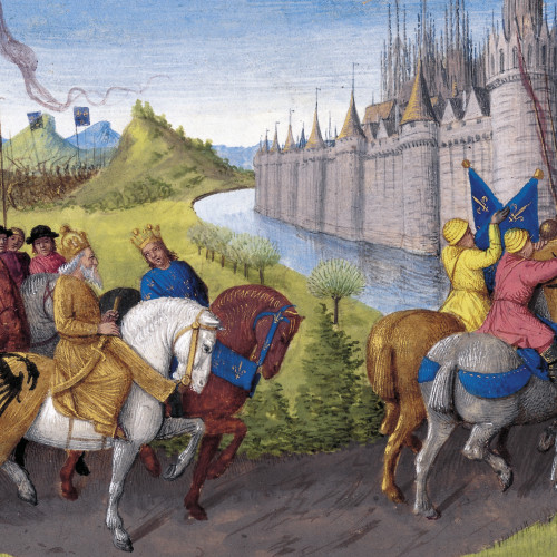 Arrivée des croisés à Constantinople ; Bataille entre Français et Turcs en 1147 et 1148
