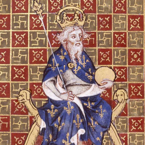 Charlemagne trônant