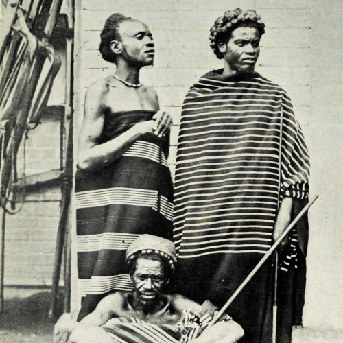 Photographie anthropologique d'hommes malgaches
