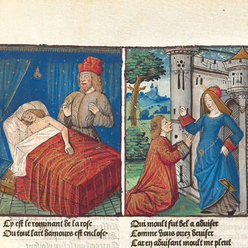Image peinte en ouverture d’une édition d’après 1493