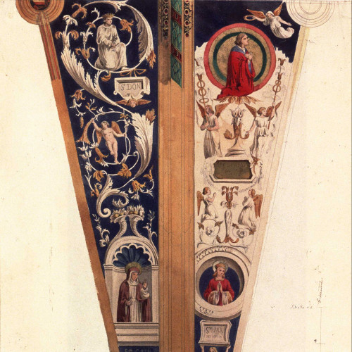 Peintures décoratives de la grande voûte de la nef, Cathédrale d’Albi