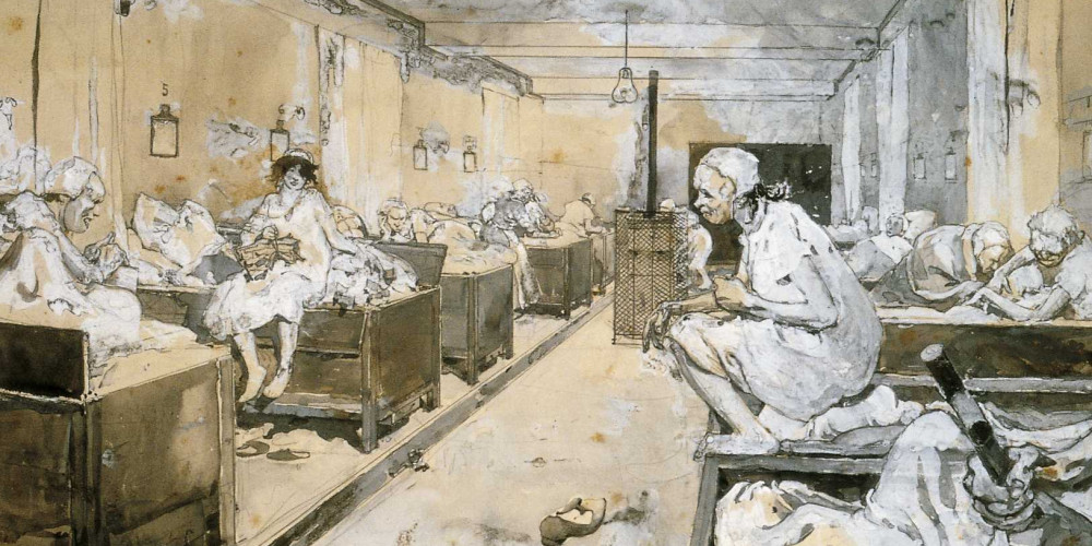 La Salle des folles à La Salpêtrière