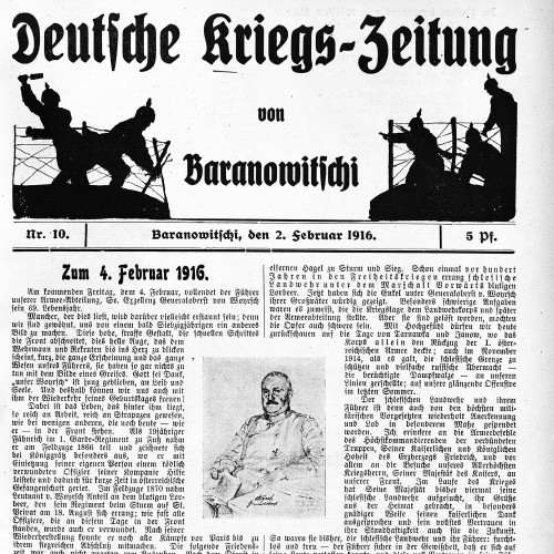 Une du Deutsche Kriegszeitung