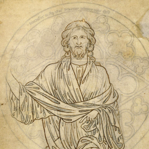 Christ assis