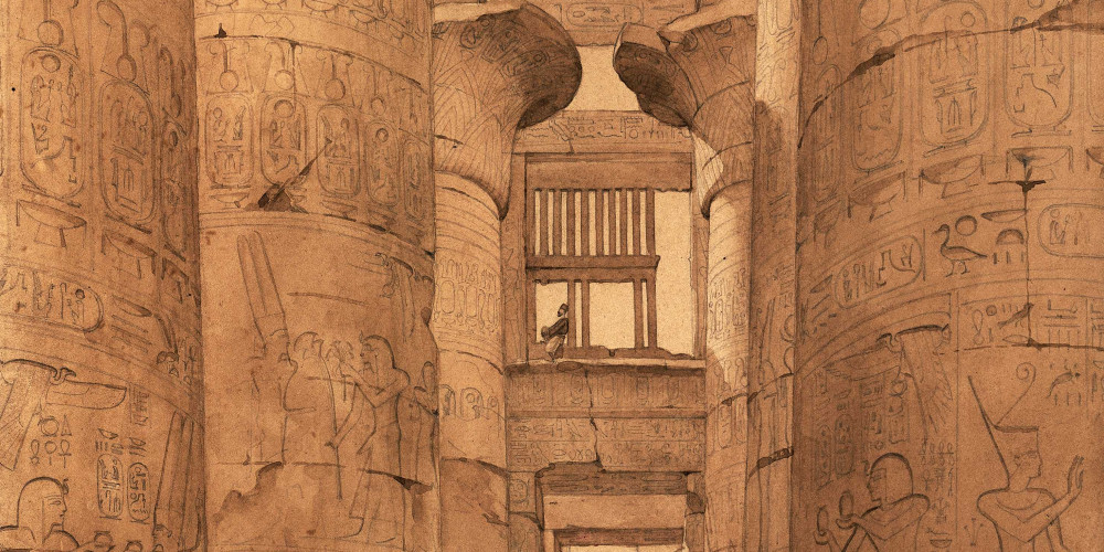 Karnak, salle hypostyle du temple d’Amon-Rê