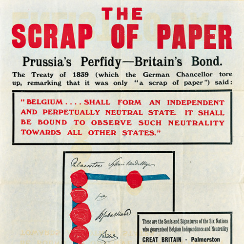 The Scrap of Paper, affiche de recrutement britannique