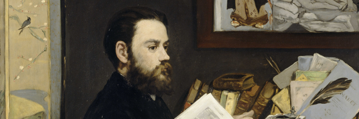 Portrait d’Émile Zola par Édouard Manet