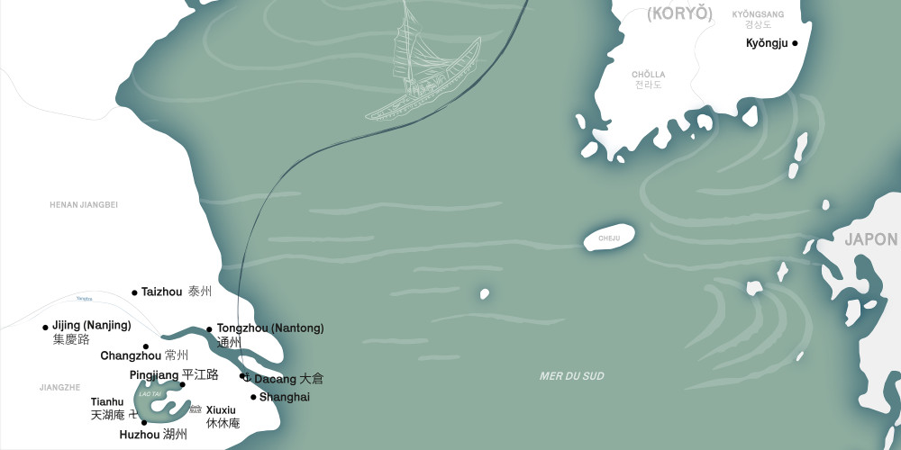 Séjour de Paegun dans la Chine des Yuan, 1351-1352