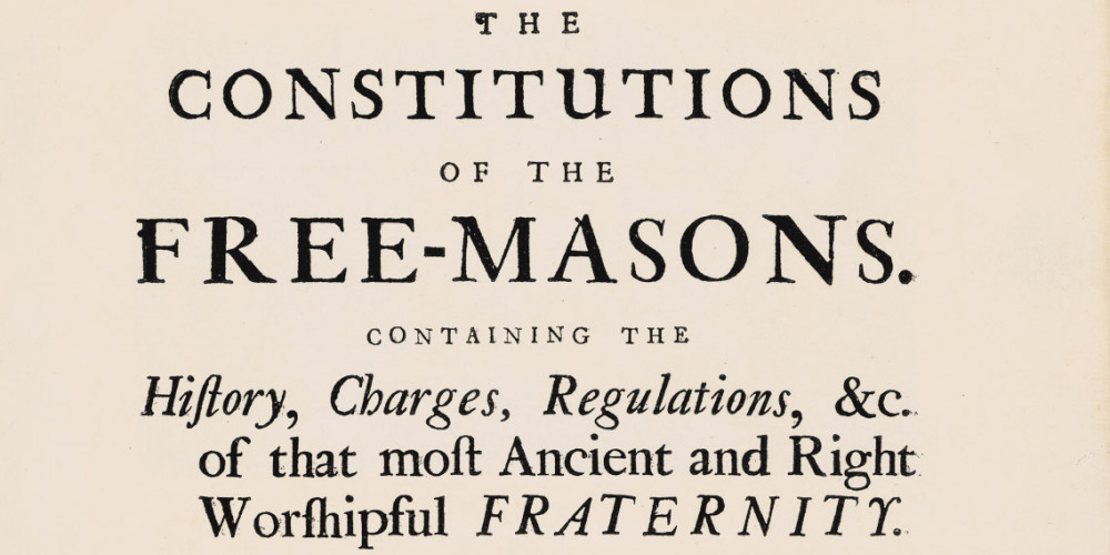Les Constitutions d’Anderson