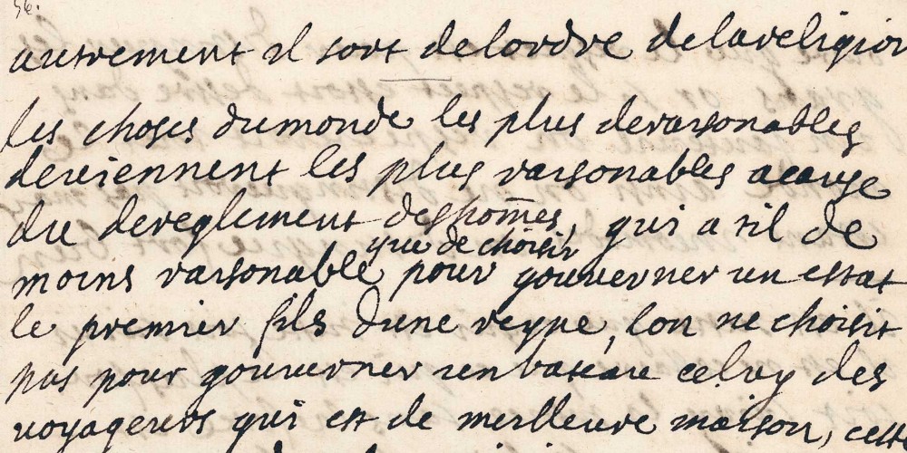 Blaise Pascal, Cahier de pensées