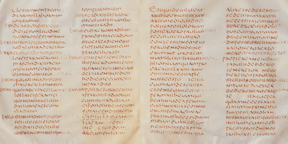 L'onciale, écriture latine universelle
 