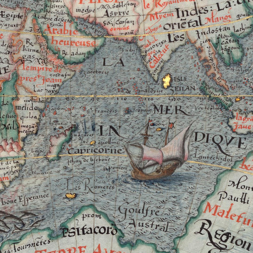 Caravelle portugaise dans l’océan Indien
