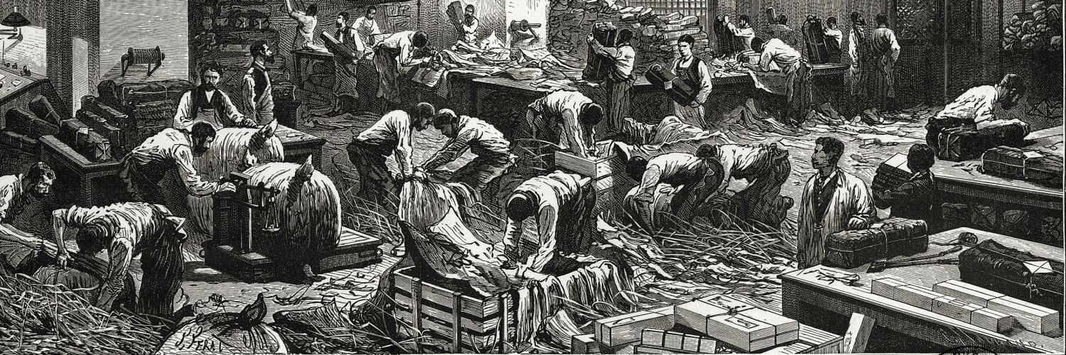 L'atelier d'emballage des expéditions de marchandises