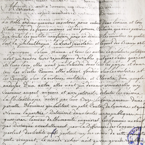 Ramsay, les origines chevalesques et les débuts des hauts grades maçonniques en France