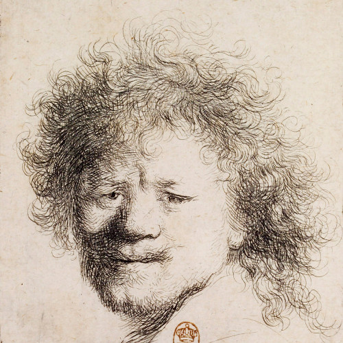 Rembrandt aux cheveux hérissés
3e état