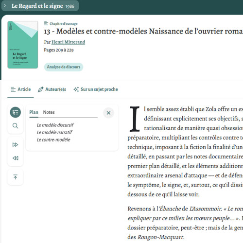L'Assommoir naissance de l'ouvrier romanesque (Cairn)