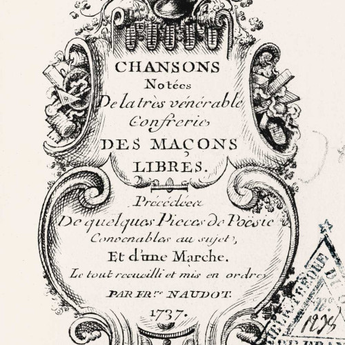Le premier livre maçonnique imprimé français