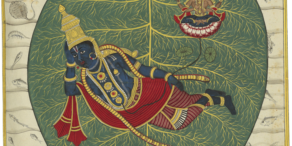 Bhagavat, plongé dans le sommeil de la méditation