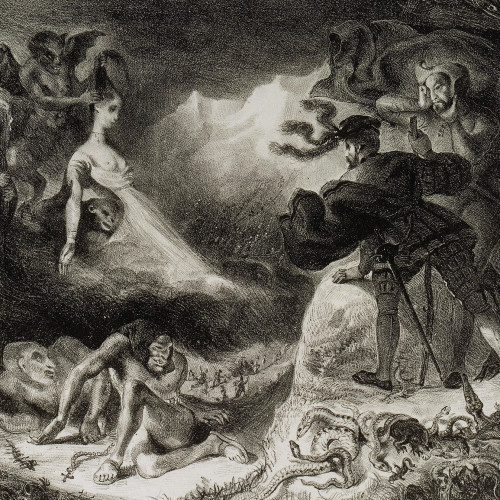 L'Ombre de Marguerite apparaissant à Faust