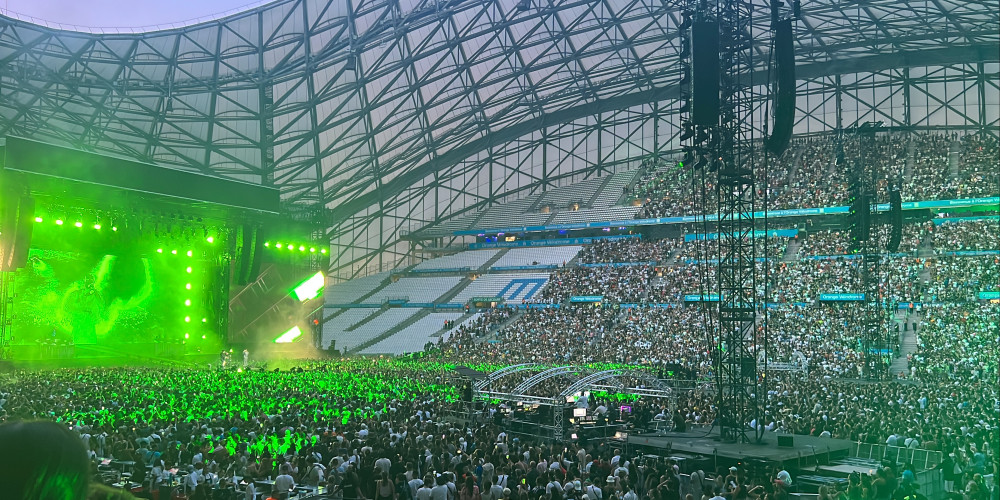 Les concerts au Vélodrome de Marseille
 