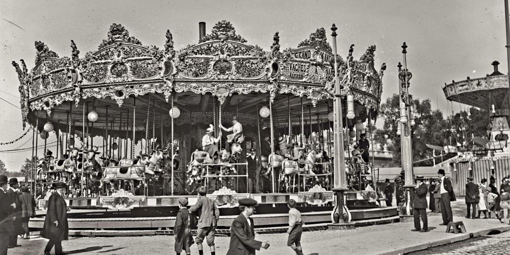 Manège de chevaux de bois