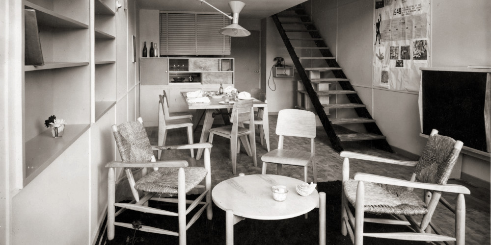 Cité radieuse de Marseille : le séjour d’un duplex de type montant