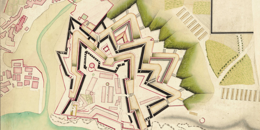 Plan de la citadelle de Belle-Ile par Vauban