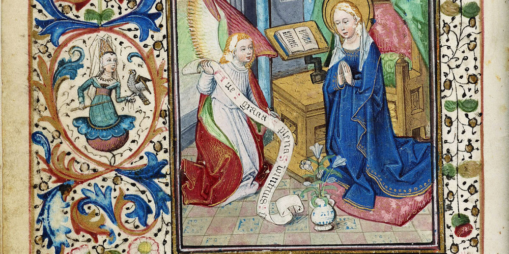 Fol. 50v: Annonciation
 