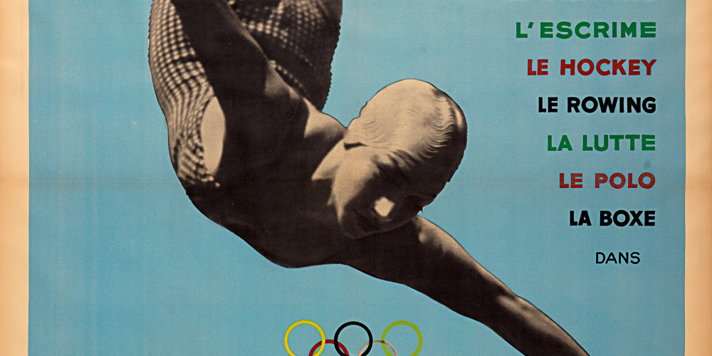 Allner (19..-..) : Jeunesse Olympique, affiche pour le film Olympia de Leni Riefensthal