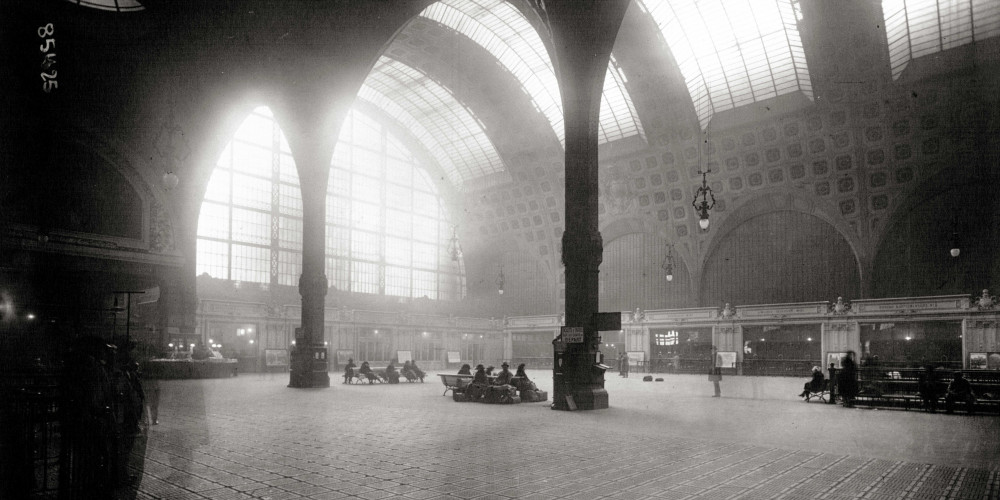 La gare d’Orsay, vue générale du hall, 1900