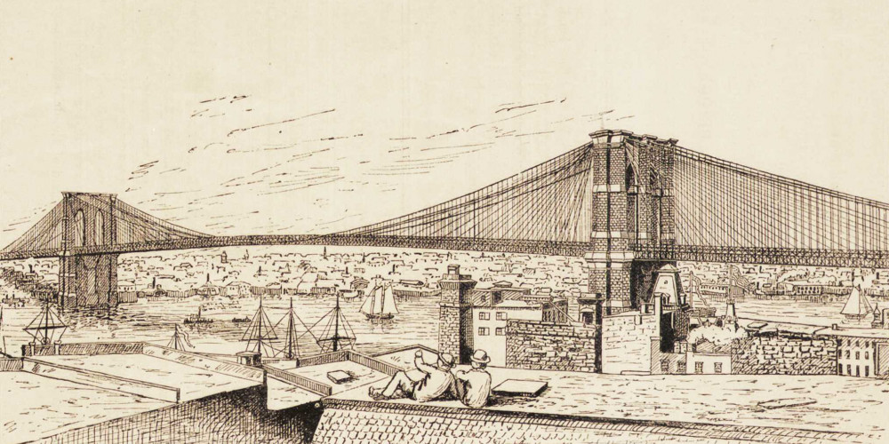 Vue du pont de Brooklyn