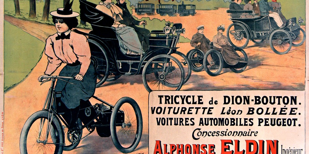 Publicité pour les moteurs à gaz et à pétrole d'Alphone Eldin