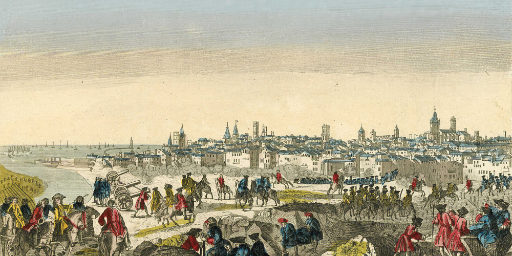 Vue perspective du siège de la Ville de Dresde