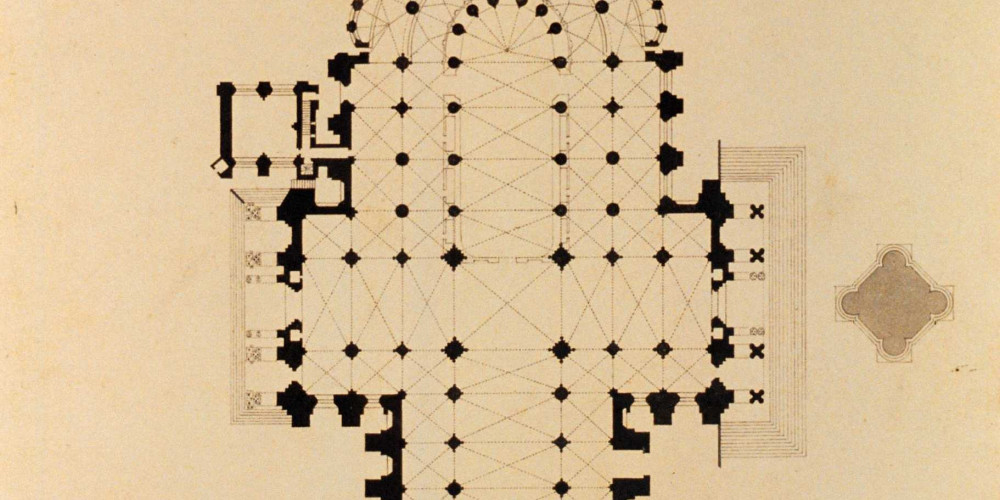 Plan de Notre-Dame de Chartres