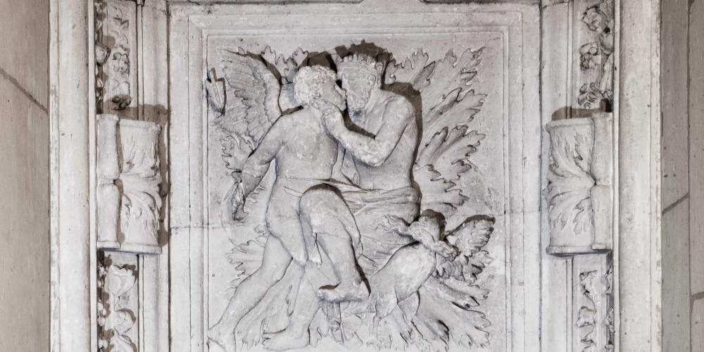 Jupiter embrassant Cupidon