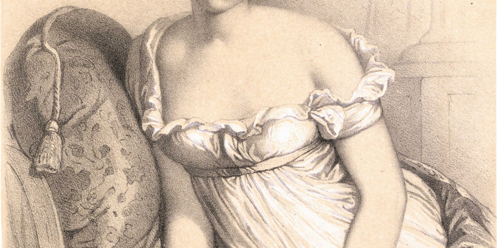 Portrait de Juliette Récamier au voile